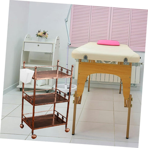 3pcs Baluue Make up Pencil Holder Rolling Cart Hanging Storage Cup for Beauty Salon Plastic Organizer for Home Office