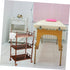 3pcs Baluue Make up Pencil Holder Rolling Cart Hanging Storage Cup for Beauty Salon Plastic Organizer for Home Office