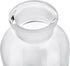 Lab Borosilicate Glass Reagent Bottle, Wide Mouth Storage Bottle with Ground Stopper (Clear, 1000ML)