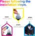 Uniwork Compatible Refill Ink Bottle for Epson 774 664 T774 T664, 5 Pack for ET-2650, ET-2550, ET-4500