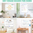 H-Qprobd 36"x24" Magnetic Whiteboard, Large Dry Erase Board with Aluminum Frame, Includes 6 Markers, 2 Erasers & 12