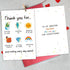 Bablira Thank You Card for Teacher, Cute Teacher Appreciation Gifts from Students, Gift for End of Term, Graduation