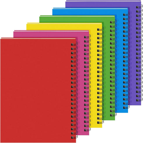 Yahenda Spiral Notebook, College Ruled Journals, 8.3 x 5.5 Inch, Thick Paper Notebook for Office Business School
