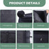 FangDaLe Shopping Cart Liner, Trolley Bags for Shopping Cart Waterproof Replacement with Mesh Side Pockets Folding