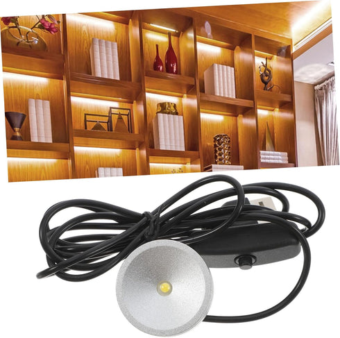3w Closets OSALADI Led Diffuser Lamp USB-Powered Soft Lighting for Cabinets and Desks Versatile Portable Design Angle