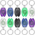 Uniclife 10 Pack LED Keychain Flashlight Mini LED Keychain Light 14 Lumen