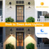 3 (2 Pack, Solar Barn Lights Outdoor, Dusk to Dawn Outdoor Wall Sconces, Lighting Modes with Motion Sensor, Waterproof