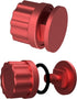 Red Welding Hood Pipeliner Helmet Fasteners - 1Pair Aluminum Helmet Pipeliner Headgear Replacement Parts Accessories Screws Flip Hood, Anti-rust, Non-slip