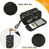 XUWU Skull Cat Moon Goth large capacity pencil case 3 Compartments Big Storage Makeup Pouch Desk Organizer Stationery Bag Marker Pen Case for Teen Boys Girls School Students