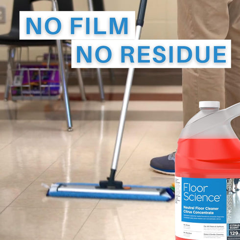 CBD540441 1-Gallon Diversey Floor Science Professional Neutral Floor Cleaner, Deep & Gentle Cleaning with No Residue