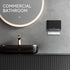 Commercial 10.7" 3.7" 8" Paper Towel Dispenser Wall Mount Adhesive Multifold Trifold cFold Folded Paper Hand Towel