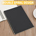 BoAn Spiral Notebooks Journal, 8.5” x 11”, 2 Pack A4 Large Note Book for Work Note Taking, 76 Pages / 38 Sheets.