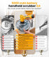 5000mAh Q4, 5 qimedo Battery Electric Spin Scrubber Handheld Scrubber for Cleaning with Display, Power Dish Scrubber