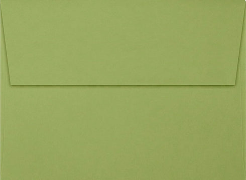 LUXPaper A6 Invitation Envelopes | Peel & Press | 4 3/4" x 6 1/2" | Avocado Green | 70lb. Text | 50 Qty by Envelopes.com