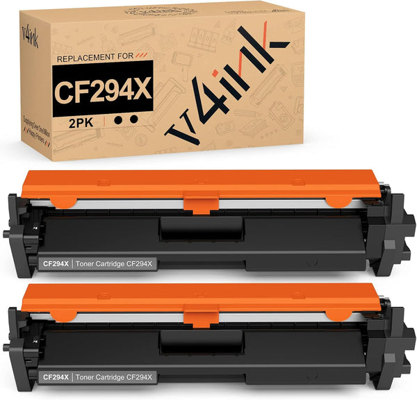 V4INK 2PK Compatible 94X Toner Cartridge Replacement for HP 94X CF294X for Laserjet Pro M118dw M148fdw (High Yield