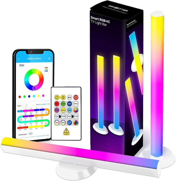 DAYBETTER RGB Light Bar, Gaming Light Bars with Multiple Placement Options, Smart