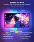 6.6ft, 64 Pak LED Lights for Bedroom Smart RGB+IC LED Strip Lights with App, Music Sync Color Changing Flexible LED
