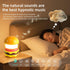 Dimmable Zunate Hamburger Shaped Night Light with BT Speaker and White Noise Sounds, Rechargeable Bedside Lamp