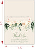 MPC Brands (25, In Memory Of Blank Funeral Thank You Cards - Sympathy Bereavement Thank You Cards With Envelopes