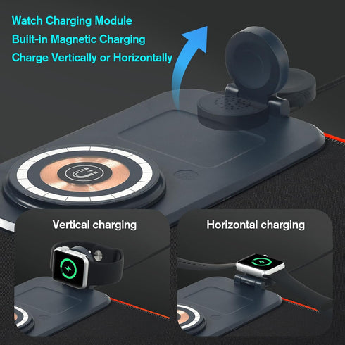 ELUTENG 4in1 31.5"x11.81" Mouse Pad with Phone Holder Wireless Charging Desk Mat RGB Ultra-Smooth Gaming Mousepad