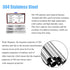 DYWISHKEY 100 Pieces M4 x 40mm/45mm/50mm/55mm/65mm Stainless Steel 304 Hex Socket Head Cap Bolts and Nuts Kit