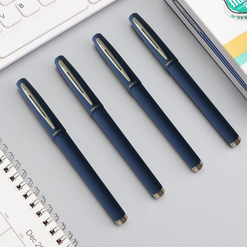 Rollerball Gel Ink Pens, 12 Pack, Blue Ink, Line Width 0.5mm for Office Supplies