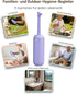 380ml (12.8oz) Leak-Proof Portable Bidet for Travel, Full Capacity Handle Bidet, Peri Bottle with Secure Seal