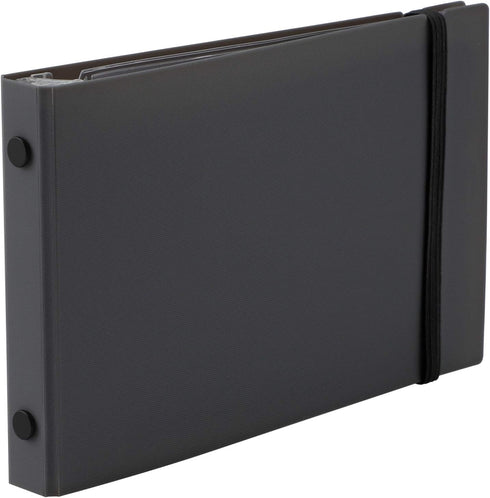 Maruman FM63-11 Loose Leaf Binder, Mini Size, Into One Plus, 5 Holes, Gray