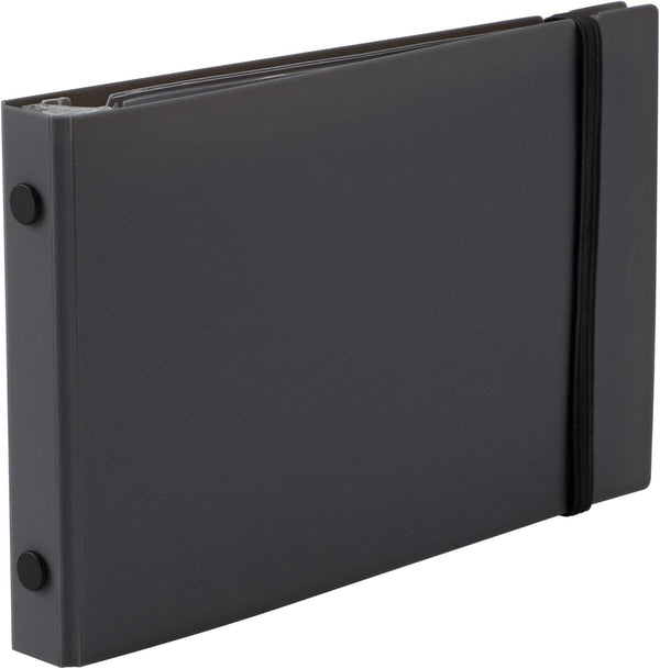 Maruman FM63-11 Loose Leaf Binder, Mini Size, Into One Plus, 5 Holes, Gray