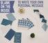 Set 20 Pack 4x6 VNS Creations Bundle - Thank You Cards With Envelopes Bulk & Stickers - - Navy Blue and Navy Blank
