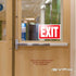 iSYFIX Exit Signs Stickers, 2 Pack 10x7 Inch, Premium Self-Adhesive Vinyl, Laminated for UV, Weather, Scratch, Water