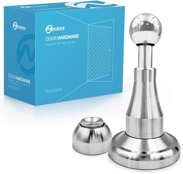 Neoera Magnetic Door Stopper, Heavy Duty 2 Pack with Hydraulic Shock Absorbent Technology for Various Door Types