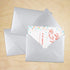 LUXPaper 4Bar A1 Contour Flap Invitation Envelopes | Silver Metallic | 3 5/8" x 5 1/8" | 80lb. Text | 50 Qty