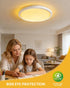 11in 2 Pack 5CCT 3000-6500K, 1100LM Dimmable 0.52in LEDYOND Flush Mount Ceiling Light White, LED Flat Panel Light