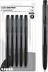 Uniball Signo Spectrum Retractable Gel Pen, 5 Black 0.7mm Medium Point Pens for Office Supplies, Smooth Writing