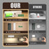 2Pack 4000mAh 360 YiLaie LED Magnetic Wall Sconce Lights, Battery Operated Wall Sconce, USB Rechargeable Wall Lights