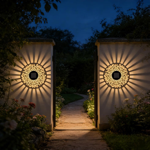 2 Pack LED Outdoor Wall Light Fixtures, Black Front Porch Lights Wall