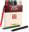 Gel Pens 12 Pack Premium Rollerball Gel Pens, Black Ink Medium Point 0.7mm, Quick Dry Ink, Smooth Writing