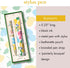 kate spade new york Stylus Pen for Touch Screens, Metal Ballpoint Pen with Black Ink and Storage Pouch, Painterly