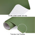 Busnos 47.2" x17" Cute Desk Cover - Mouse Pad, Green Leather Non-Slip Laptop Mat for Desktop