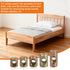 Bnnrjia 77 M6 Set, Hammer Pcs Barrel Nuts, Cross Dowel Joint Nuts, Metric Slotted Barrel Nut Embedded Nut for Bed Crib