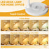 5 Dimmable Desk Lamp for Office Home, Gooseneck Desk Lamp with Wireless Charger, Touch Table Lamp with USB C+A Charging