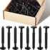 Blulu 36 Pcs 3 Inch Vinyl Shutter Fastener Window Panel Peg Lok Pin