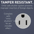 Legrand radiant 1597TRGRYCCD4 15 Amp GFCI Self Test Duplex Outlet, Tamper Resistant, Gray (1 Count)