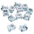 uxcell 1/4-20 Cage Nut, 20Pcs Snap-in Cage Nuts, Carbon Steel Zinc Plated Metric