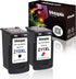 Inktopia Remanufactured Ink Cartridge for Canon 210XL PG-210XL 211 XL CL211XL (1 Black, 1 Tri-Color)