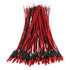 50pcs 12 Volt 3mm Red Blinking LED Lights - Emitting Diodes Pre Wired 7.9 Inch DC 12v LED Light