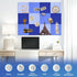 Large Cork Board for Walls, 48"X36" with 30 Push Pins, Easy Peel&Stick Vision Bulletin Board Tiles