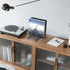 Udreamer 9 Slot Vinyl Holder, Desktop Vinyl Record Storage for Up to 30 Vinyl Records, Metal Magazine Rack for Office