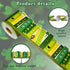 YUUIKLLE 69 Feet Shamrock Bookshelf Bulletin Board Borders St Patrick's Day Green Books Rolled Lucky Clover Gold Coin